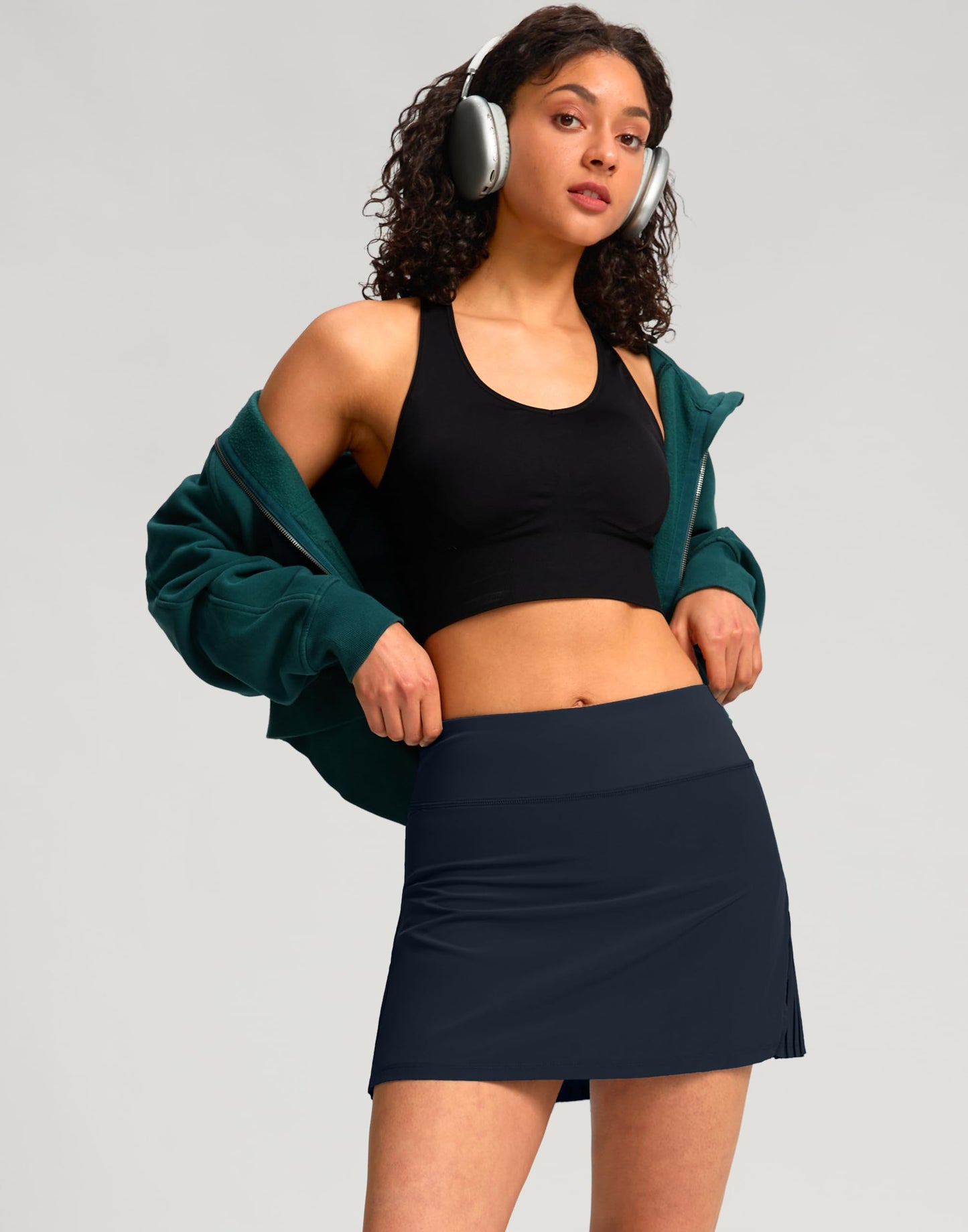 Pleated Tennis Skirt with Pockets