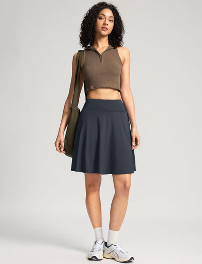 High Waisted Tennis Skorts 4 Pockets 20''