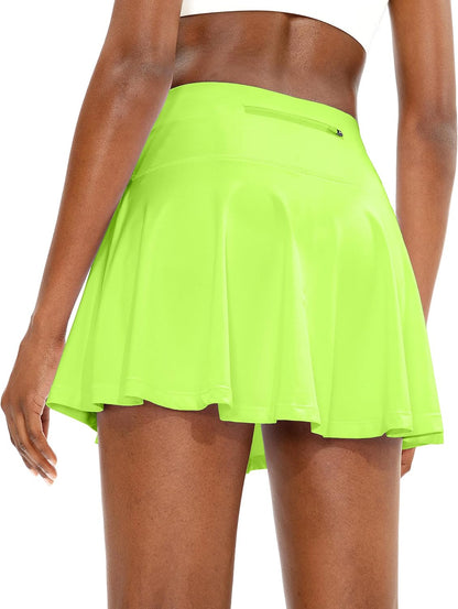 Pleated Tennis Skirt for Women with 4 Pockets